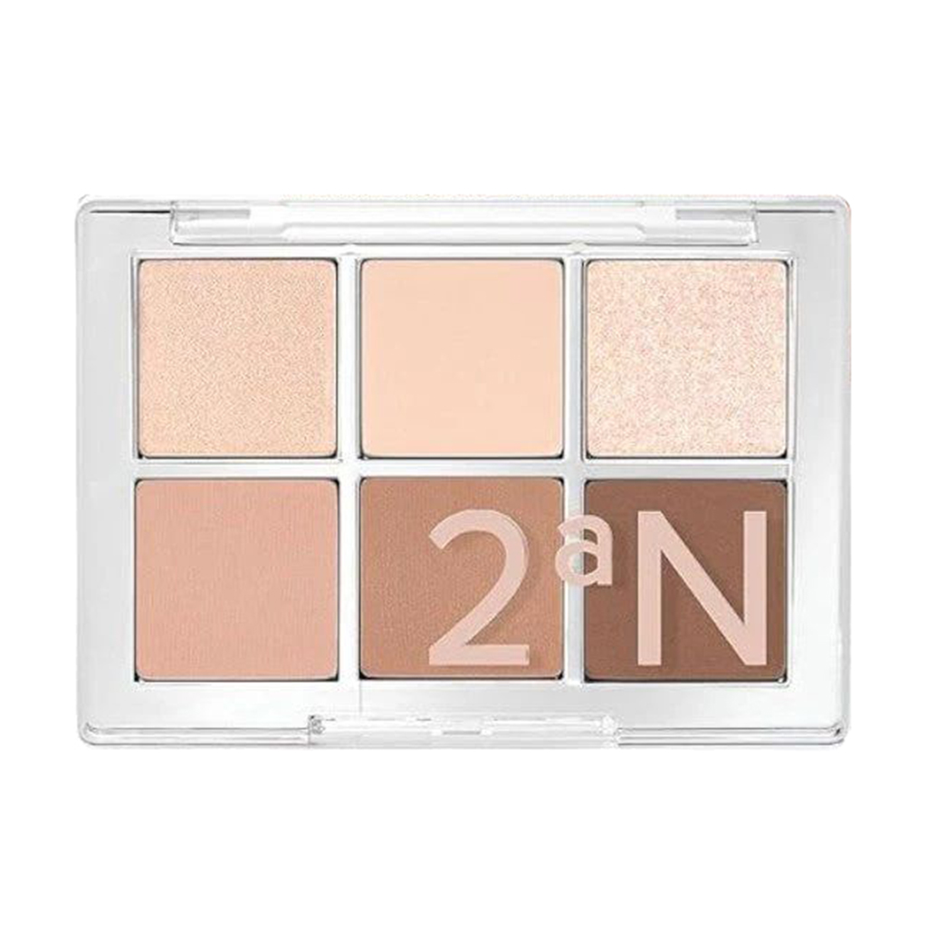 Палетка тіней для повік 2aN Better Me Eye Palette 04 New Day, 4.5 г